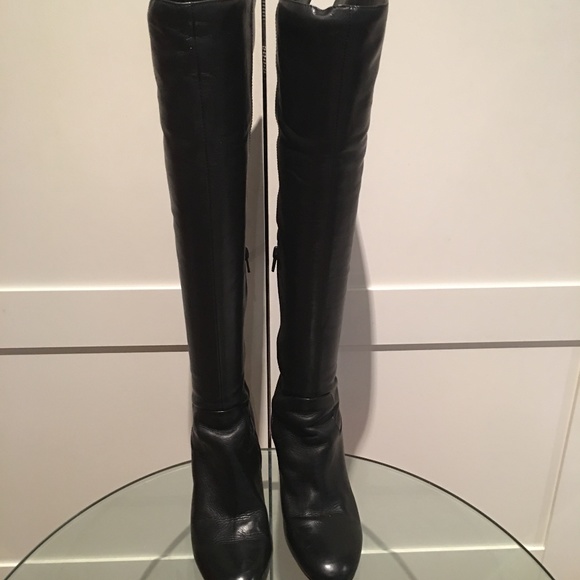 Tristan Leather Over the Knee Boots - Picture 8 of 13